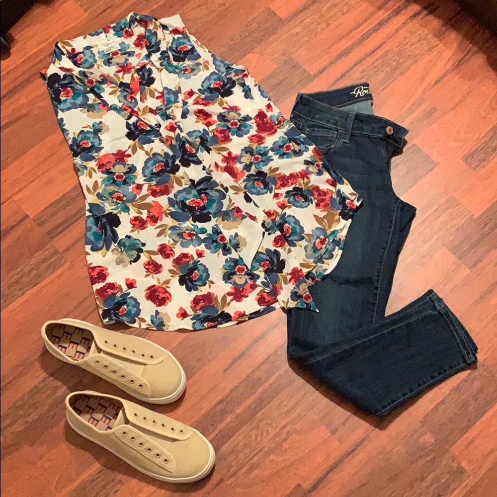 Van Heusen tie blouse